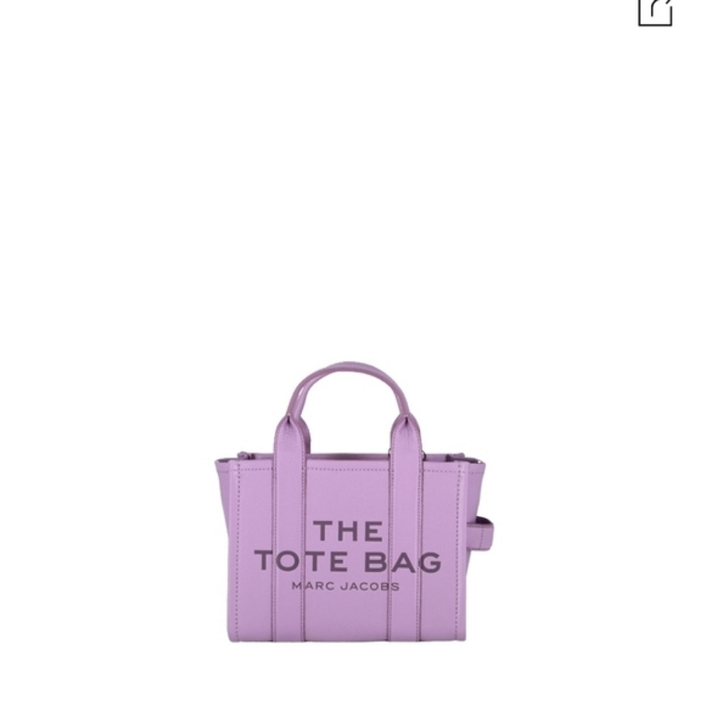 Marc Jacobs The Leather Mini Tote Bag Regal Orchid